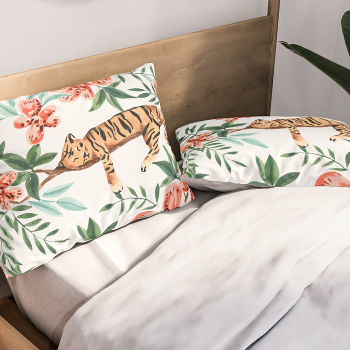 Sleeping Tiger Pillow Sham Gallery Image 2
