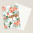 Sleeping Tiger Stationery Card Gallery Image 2