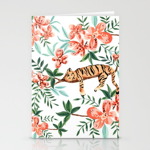 Sleeping Tiger Stationery Card Gallery Image 1