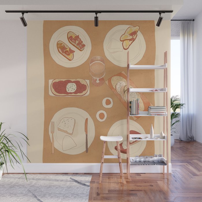 Breakfast Wall Mural Gallery Image 1