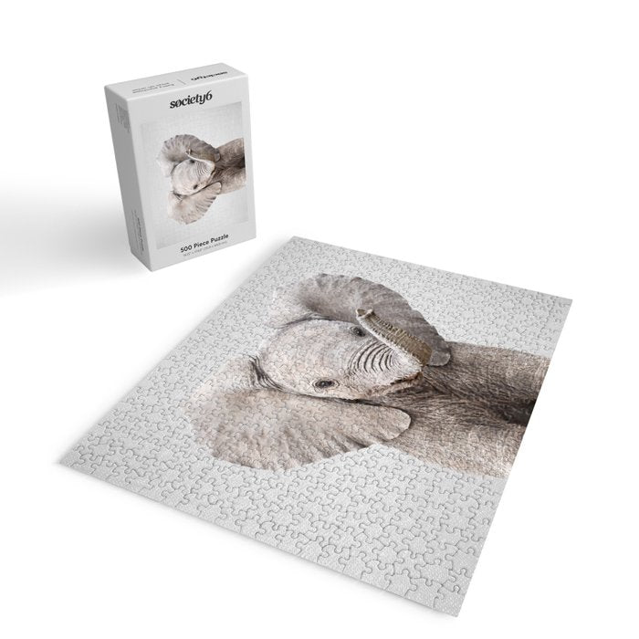 Baby Elephant - Colorful Jigsaw Puzzle Gallery Image 2