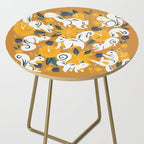Squirrels & Blooms - Ochre Side Table Gallery Image 2