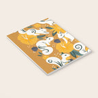 Squirrels & Blooms - Ochre Notebook Gallery Image 3