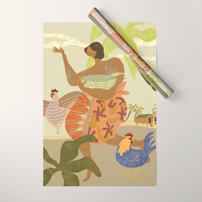 Morning Ritual Wrapping Paper Gallery Image 1