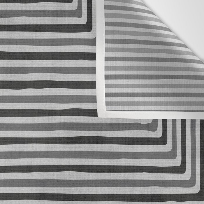 Geometric Minimalist Black Gray Lines Artwork Wall Tapestry Gallery Image 3