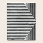 Geometric Minimalist Black Gray Lines Artwork Notebook Gallery Image 4