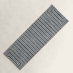 Geometric Minimalist Black Gray Lines Artwork Yoga Mat Gallery Image 1