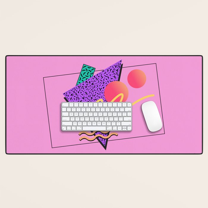 Memphis pattern 124 - 80s / 90s Retro Desk Mat Gallery Image 1