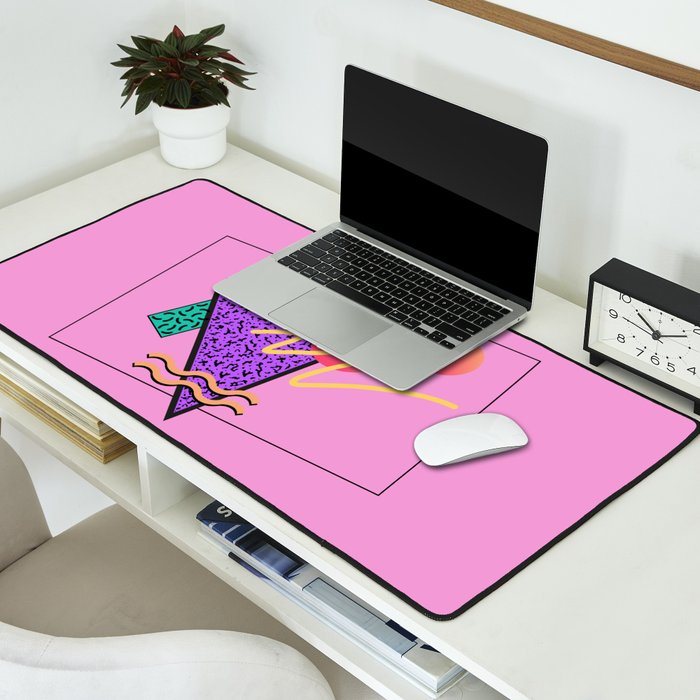 Memphis pattern 124 - 80s / 90s Retro Desk Mat Gallery Image 2