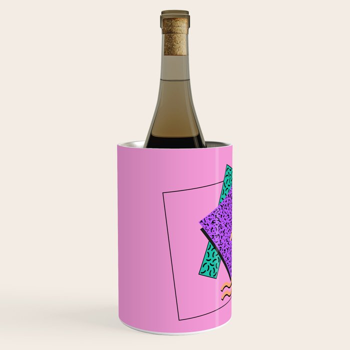 Memphis pattern 124 - 80s / 90s Retro Wine Chiller Gallery Image 2