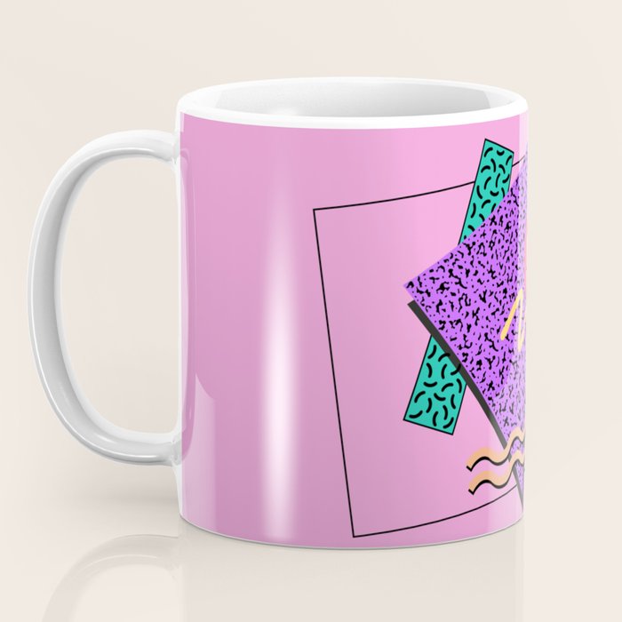 Memphis pattern 124 - 80s / 90s Retro Coffee Mug Gallery Image 3
