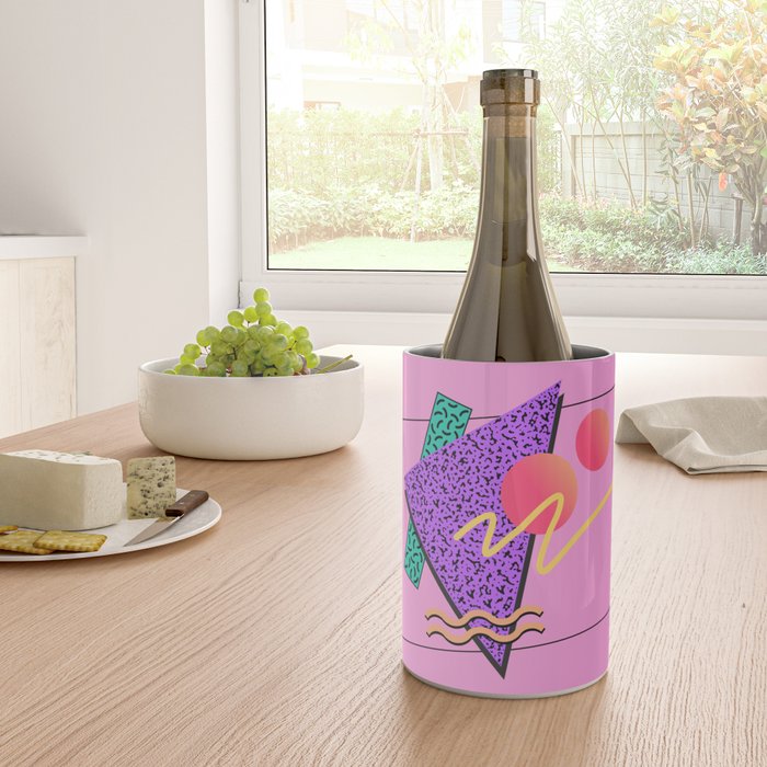 Memphis pattern 124 - 80s / 90s Retro Wine Chiller Gallery Image 4