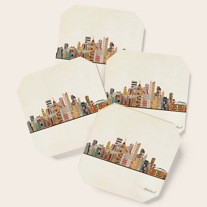 pittsburgh skyline Coaster Gallery Image 1