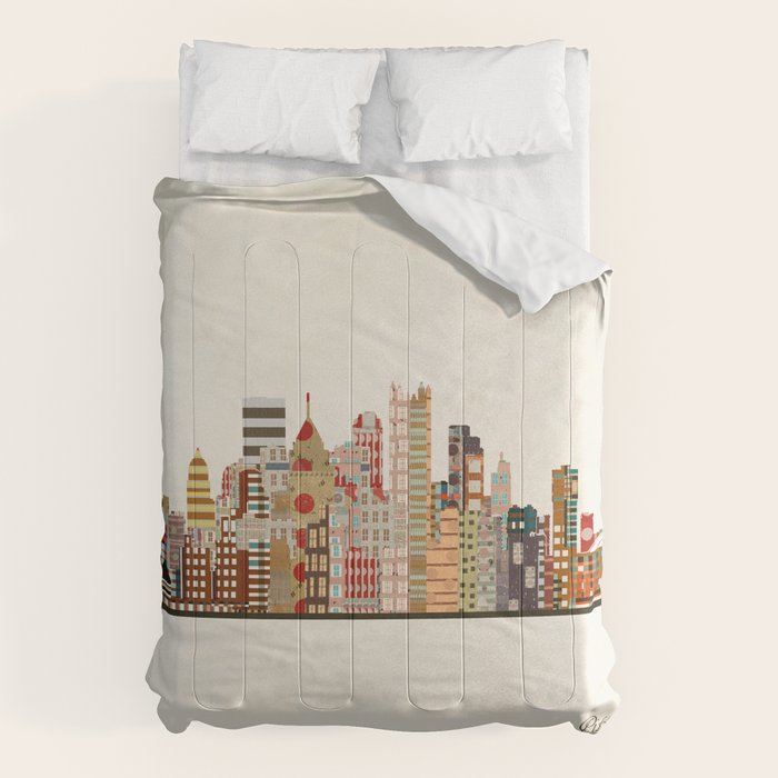 pittsburgh skyline Comforter Gallery Image 1
