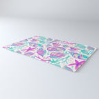 Painted Seashells - Periwinkle & Mint Rug Gallery Image 3