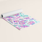 Painted Seashells - Periwinkle & Mint Yoga Mat Gallery Image 2