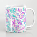 Painted Seashells - Periwinkle & Mint Coffee Mug Gallery Image 1