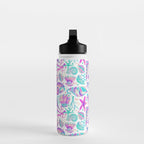 Painted Seashells - Periwinkle & Mint Water Bottle Gallery Image 3