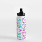 Painted Seashells - Periwinkle & Mint Water Bottle Gallery Image 2