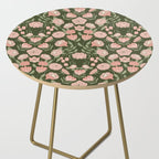 Mystery Garden Victorian Green Floral Faces Side Table Gallery Image 2