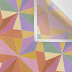 Kaleidoscope Tile Pattern VI Colorful Summer Wall Tapestry Gallery Image 3