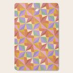 Kaleidoscope Tile Pattern VI Colorful Summer Cutting Board Gallery Image 1