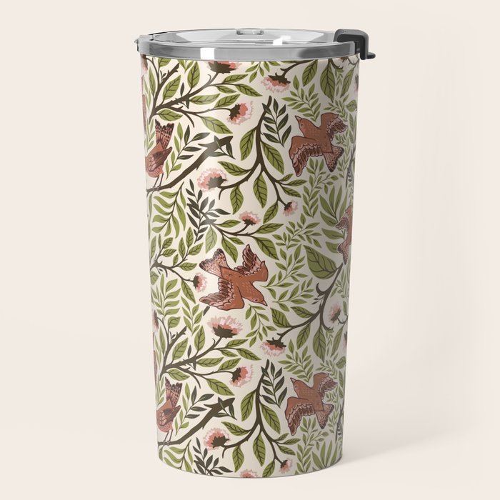 Secret Garden Spring Birds Travel Mug Gallery Image 2
