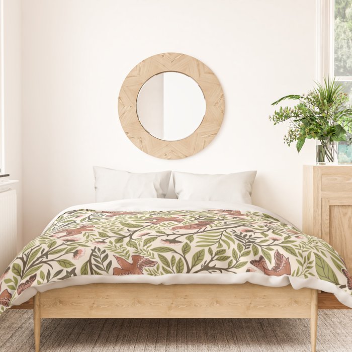 Secret Garden Spring Birds Duvet Cover Gallery Image 3