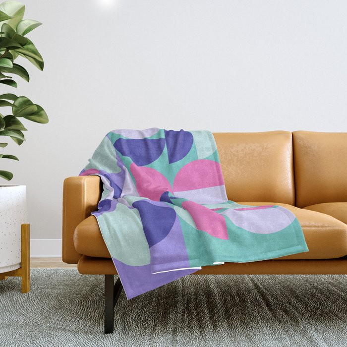 Future Retro 01B Throw Blanket Gallery Image 1