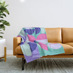 Future Retro 01B Throw Blanket Gallery Image 1