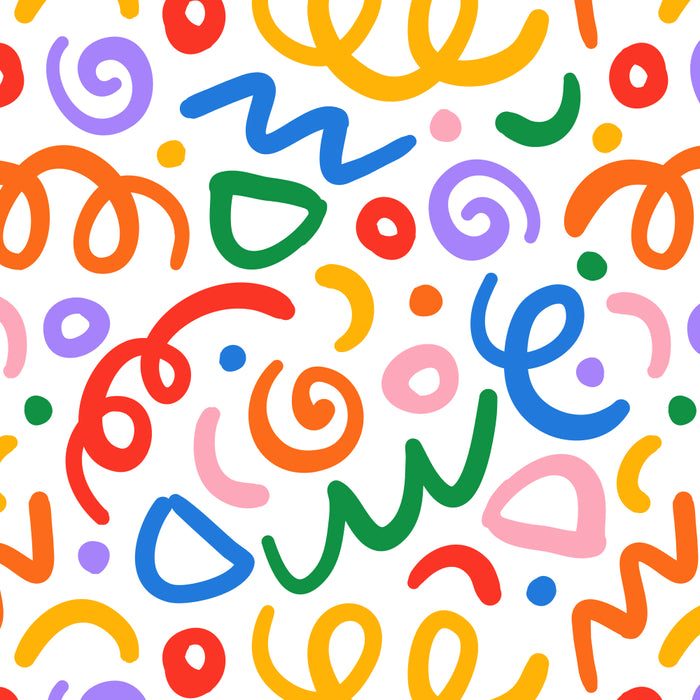 Colorful confetti art doodle pattern Coffee Mug Gallery Image 2