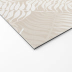 Palm Leaves . Neutral Welcome Mat Gallery Image 2