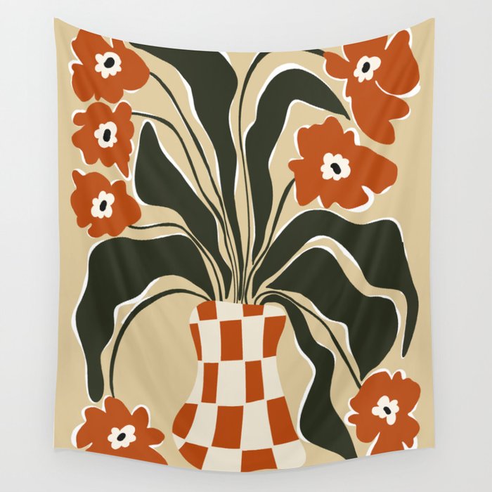 Terracotta Spring   Wall Tapestry Gallery Image 4