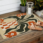 Terracotta Spring   Outdoor Rug Gallery Image 2