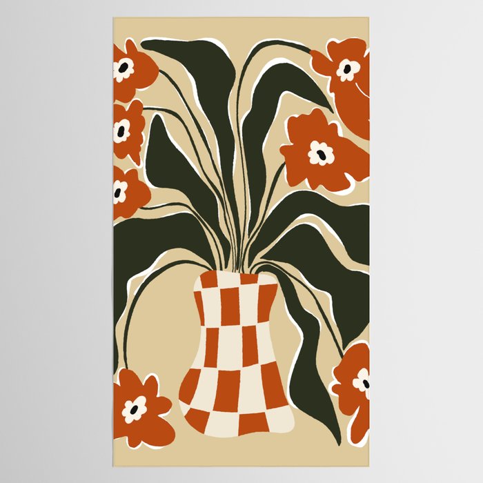 Terracotta Spring   Tablecloth Gallery Image 2
