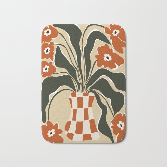 Terracotta Spring   Bath Mat Gallery Image 1