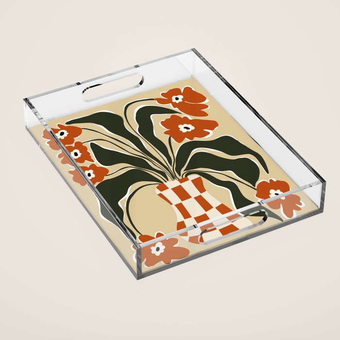 Terracotta Spring   Acrylic Tray Gallery Image 1