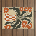 Terracotta Spring   Outdoor Rug Gallery Image 1