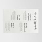 The Four Agreements Script Style Rug Gallery Image 2