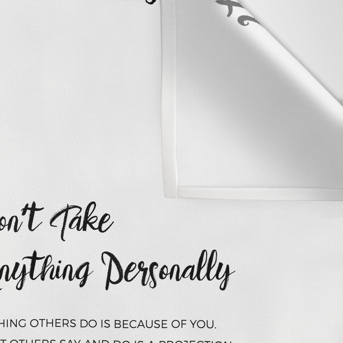 The Four Agreements Script Style Wall Tapestry Gallery Image 3