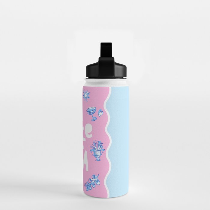 La Dolce Vita Summer Sketches Italian Style Water Bottle Gallery Image 2