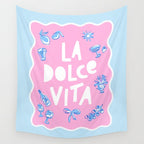 La Dolce Vita Summer Sketches Italian Style Wall Tapestry Gallery Image 4