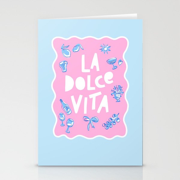 La Dolce Vita Summer Sketches Italian Style Stationery Card Gallery Image 2