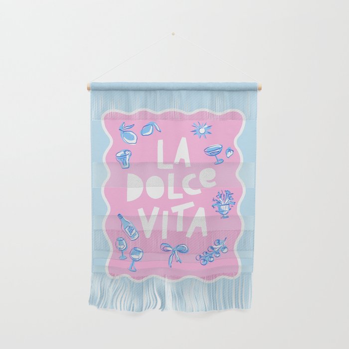 La Dolce Vita Summer Sketches Italian Style Wall Hanging Gallery Image 1