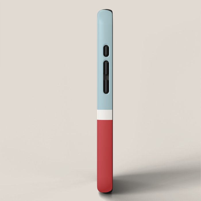 Color Block I Blue Red iPhone Case Gallery Image 2
