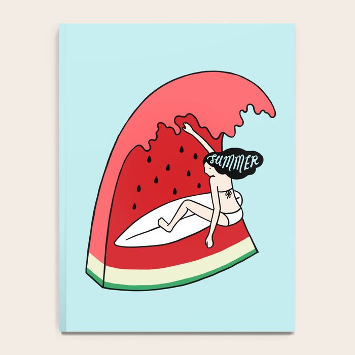 Watermelon Surf Notebook Gallery Image 4