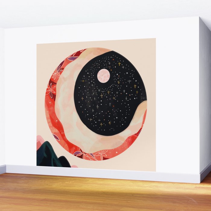 Mystic Moon Wall Mural Gallery Image 2