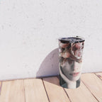 Wearing flowers Travel Mug Gallery Image 4