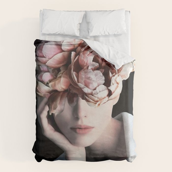 Wearing flowers Duvet Cover Gallery Image 6