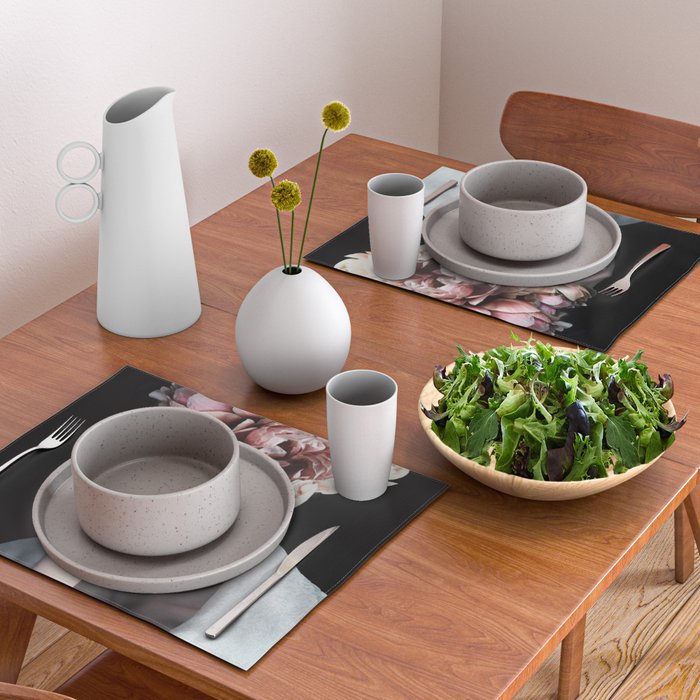 Wearing flowers Placemat Gallery Image 2